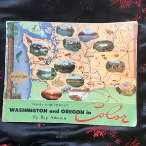 1954 Washington and Oregon in color booklet